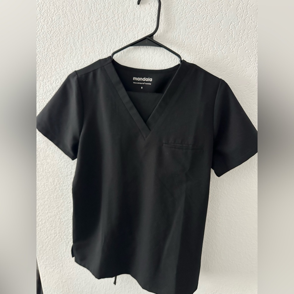 Black Scrub Top